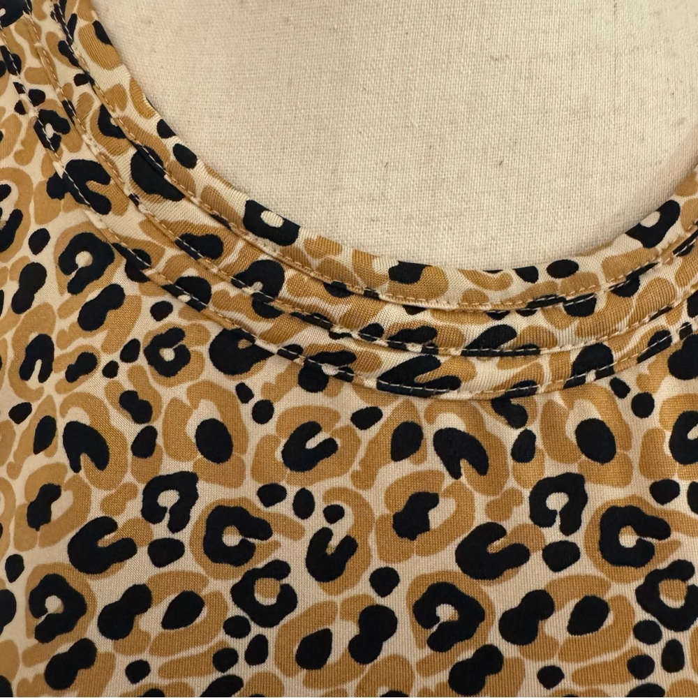 Buckhead Betties Leopard Print Swing Dress | L - Picture 2 of 9